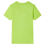 VidaXL Kindershirt mit kurzen Ärmeln 140 Limettengrün