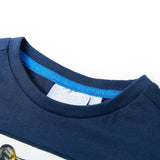 VidaXL Kindershirt mit kurzen Ärmeln 116 dunkelblau