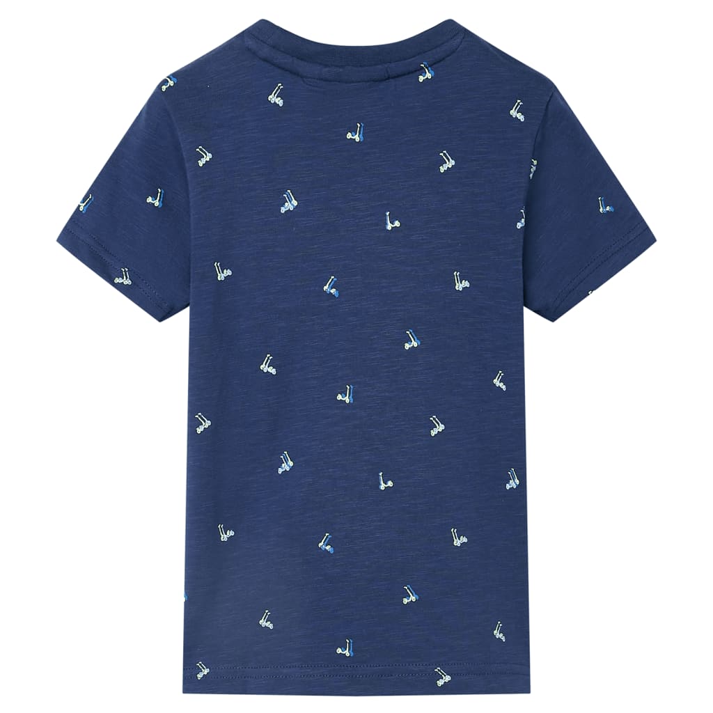 VidaXL Kindershirt 128 dunkelblau