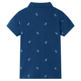 VidaXL Kinderpoloshirt 92 dunkelblau