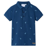 VidaXL Kinderpoloshirt 104 dunkelblau