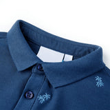 VidaXL Kinderpoloshirt 116 dunkelblau