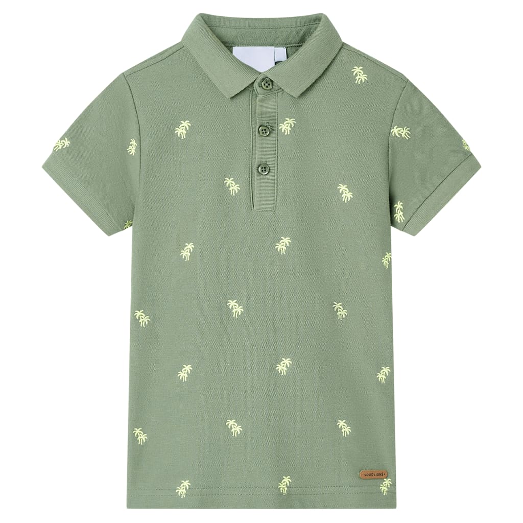 VidaXL Kinderpoloshirt 128 Khaki