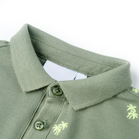 VidaXL Kinderpoloshirt 140 Khaki