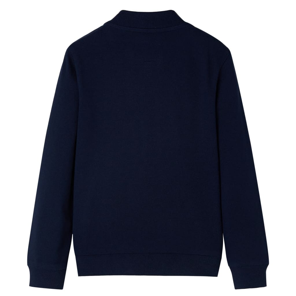VidaXL Kinderweste mit Reißverschluss 128 Marineblau