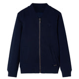VidaXL Kinderstrickjacke mit Reißverschluss 140 Marineblau