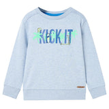 VidaXL Kinderpullover 92 weiches Blau gemischt