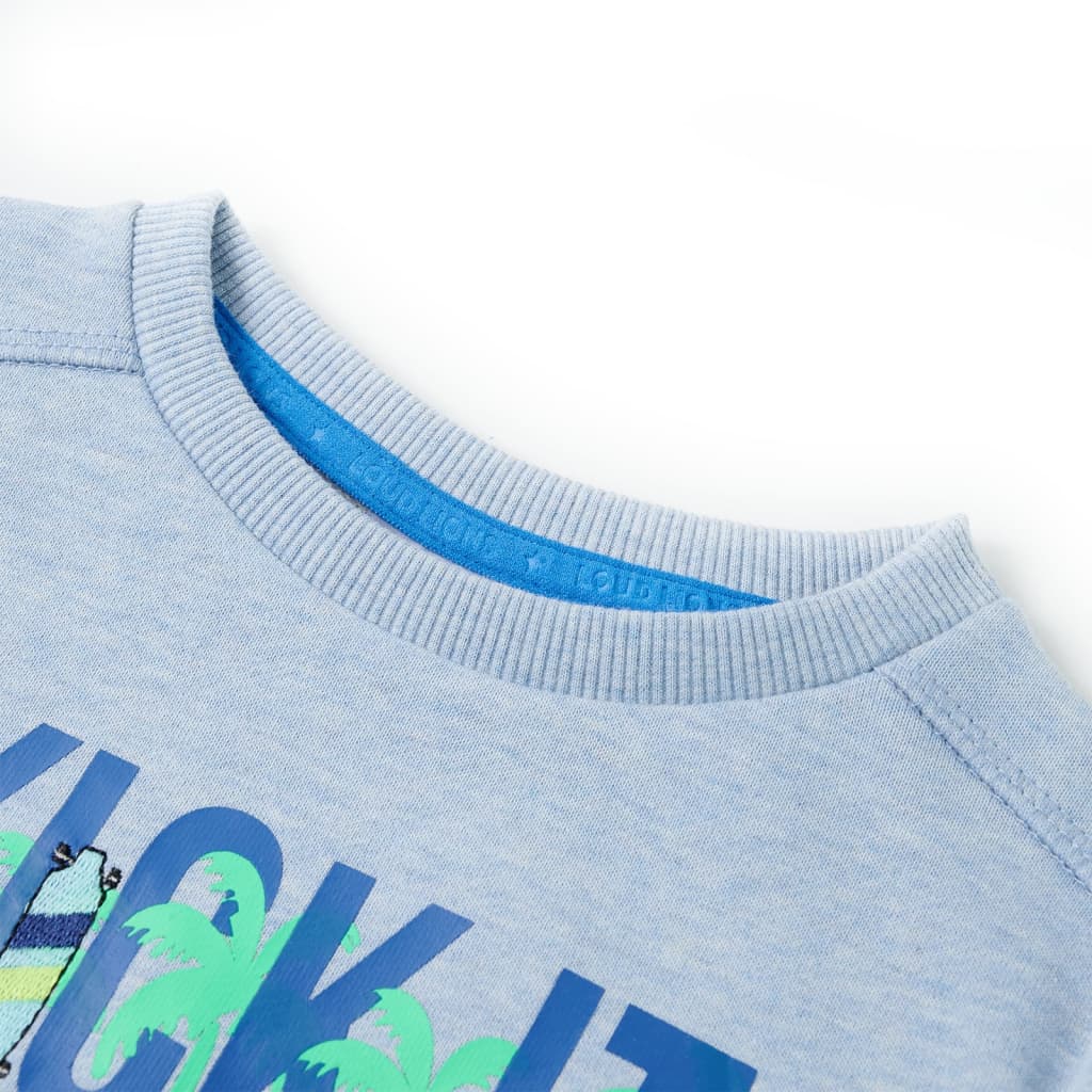 VidaXL Kinderpullover 92 weiches Blau gemischt