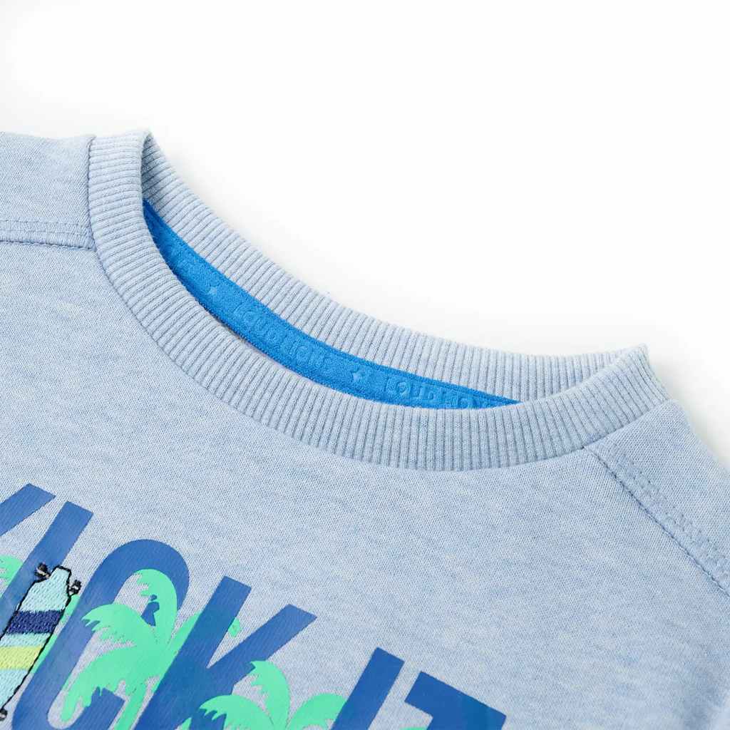 VidaXL Kinderpullover 104 gemischtes zartes Blau