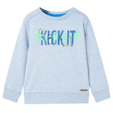 VidaXL Kinderpullover 116 softblau gemischt