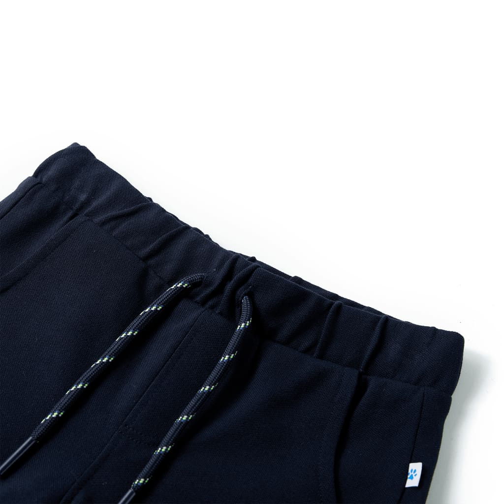 VidaXL Kindershorts mit Kordelzug 92 Marineblau
