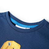 VidaXL Kindershirt 92 dunkelblau