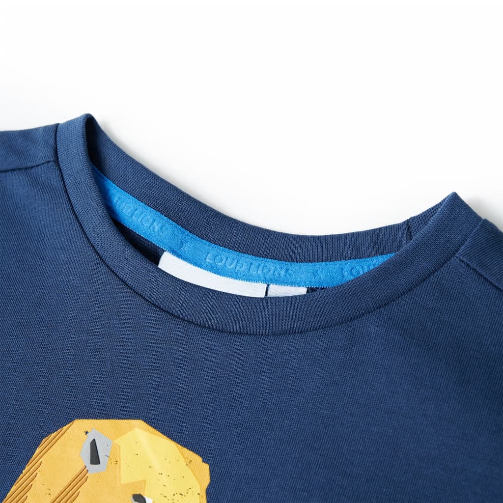 VidaXL Kindershirt 104 dunkelblau