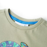 VidaXL Kindershirt mit kurzen Ärmeln 104 helles Khaki