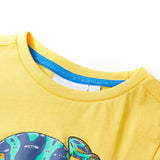 VidaXL Kindershirt mit kurzen Ärmeln 104 hellocker