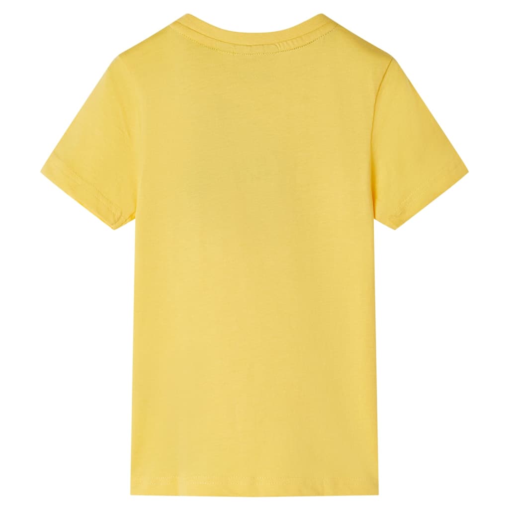 VidaXL Kindershirt mit kurzen Ärmeln 140 hellocker