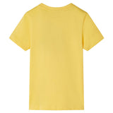VidaXL Kindershirt mit kurzen Ärmeln 140 hellocker