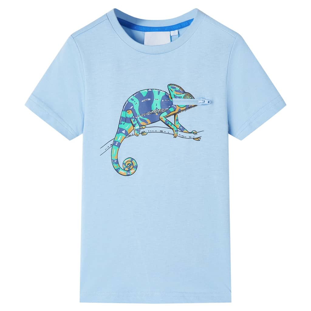 VidaXL Kindershirt mit kurzen Ärmeln 116 Hellblau