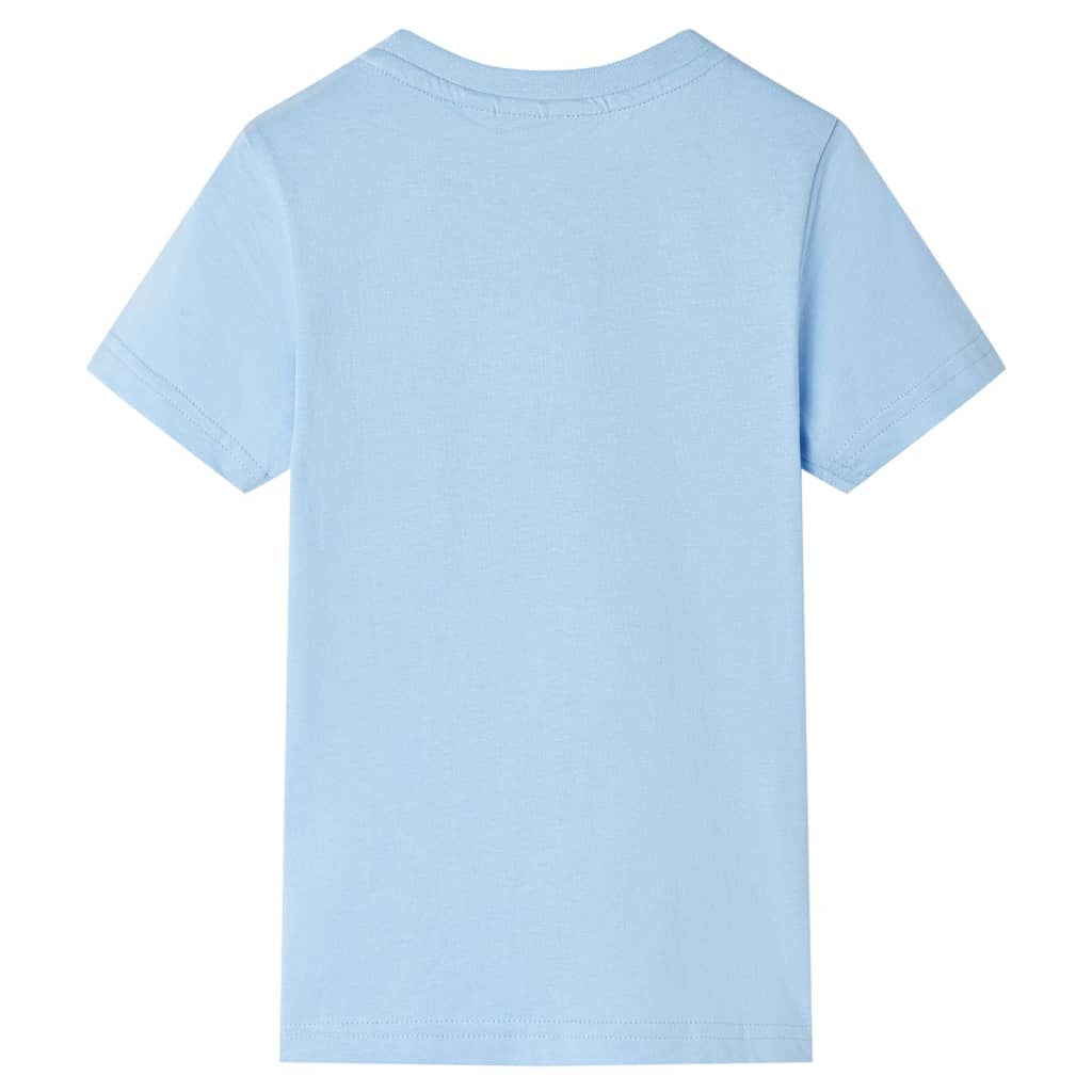 VidaXL Kindershirt mit kurzen Ärmeln 116 Hellblau