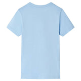 VidaXL Kindershirt mit kurzen Ärmeln 116 Hellblau