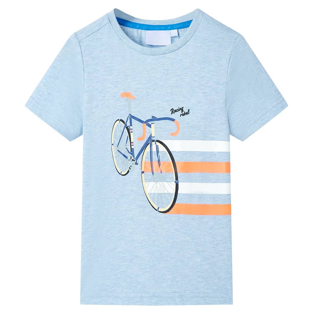 VidaXL Kindershirt 116 softblau gemischt