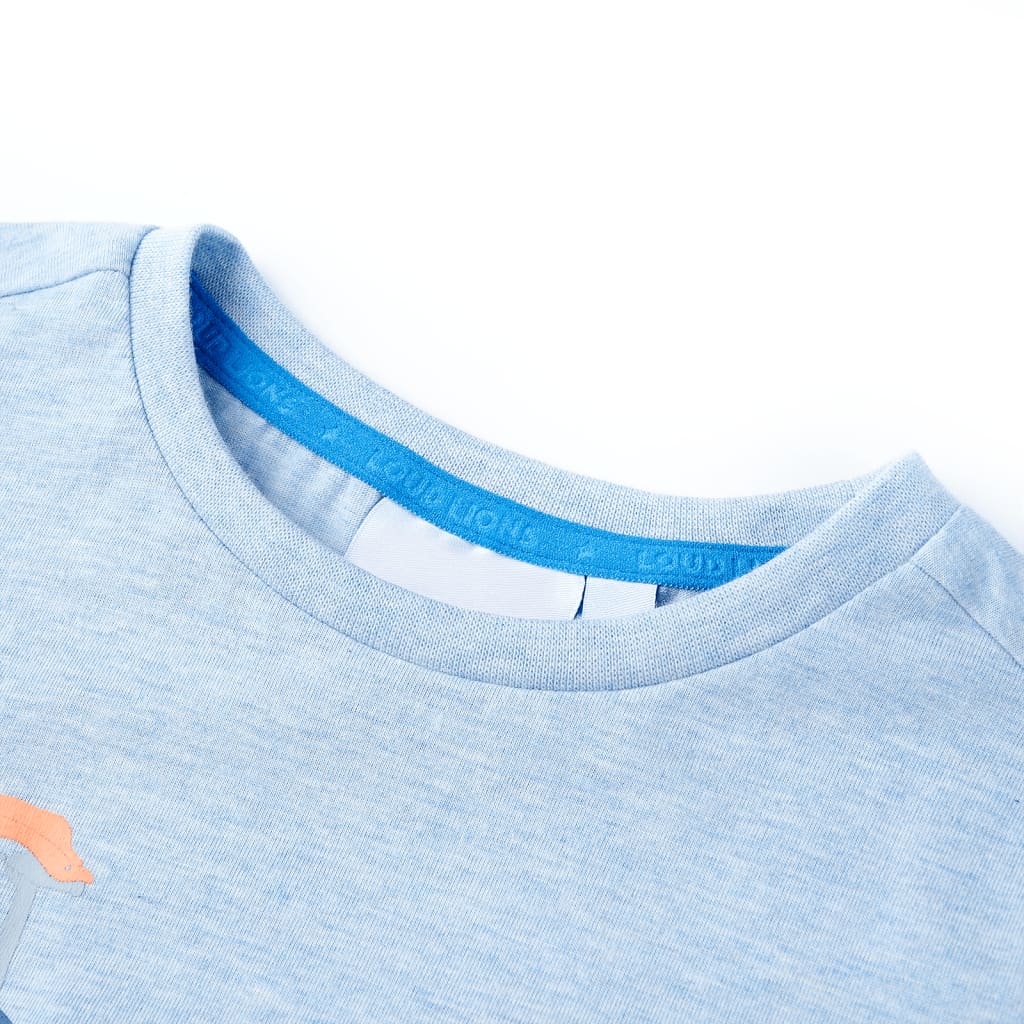 VidaXL Kindershirt 116 softblau gemischt