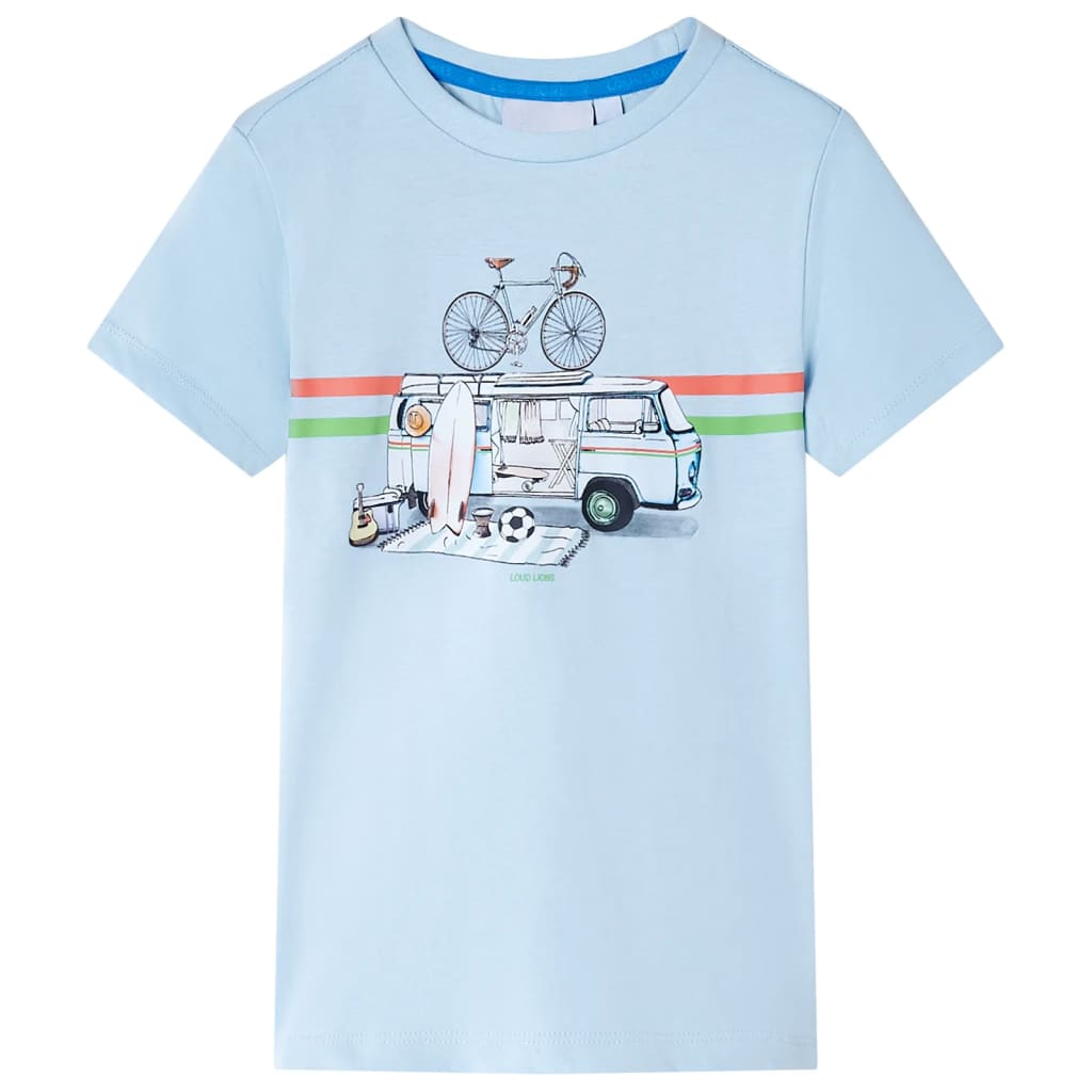 VidaXL Kindershirt 140 Hellblau
