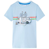 VidaXL Kindershirt 140 Hellblau