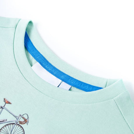VidaXL Kindershirt 128 helles Mint