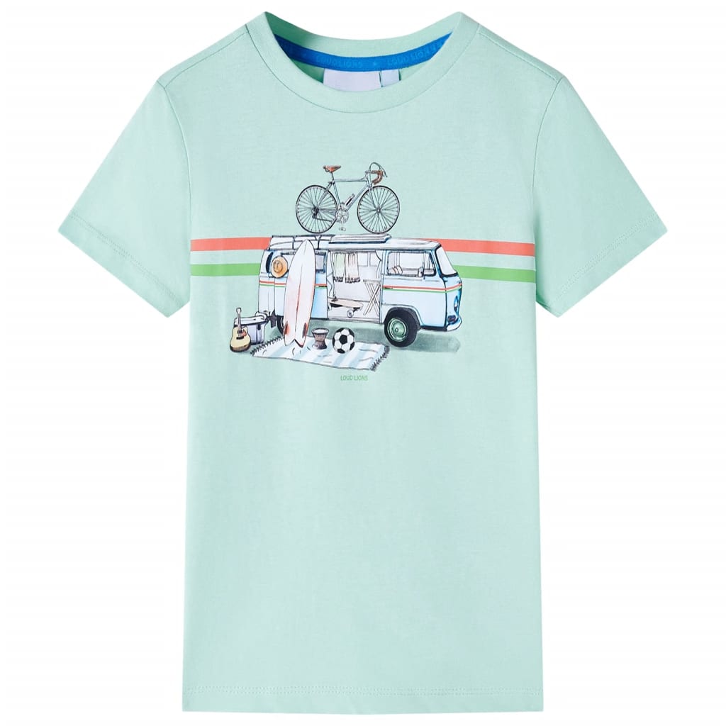 VidaXL Kindershirt 140 helles Mint