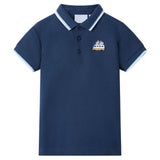 VidaXL Kinderpoloshirt 92 dunkelblau