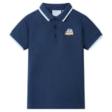 VidaXL Kinderpoloshirt 104 dunkelblau