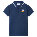 VidaXL Kinderpoloshirt 140 dunkelblau