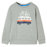 VidaXL Kinderpullover 92 hellkhaki meliert