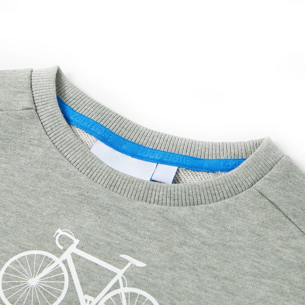 Vidaxxl Kinderpullover 128 helles Khaki gemischt
