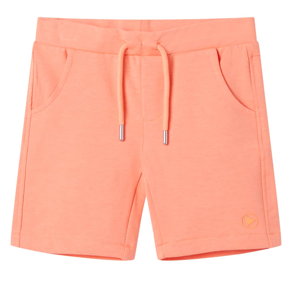 VidaXL Kindershorts mit Kordelzug 128 neonorange