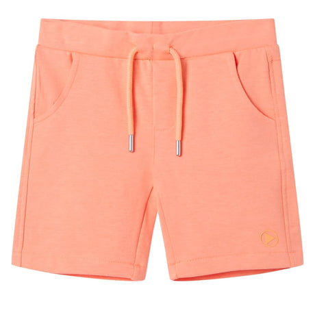VidaXL Kindershorts mit Kordelzug 140 neonorange