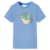 VidaXL Kindershirt 104 mittelblau
