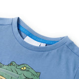 VidaXL Kindershirt 116 mittelblau