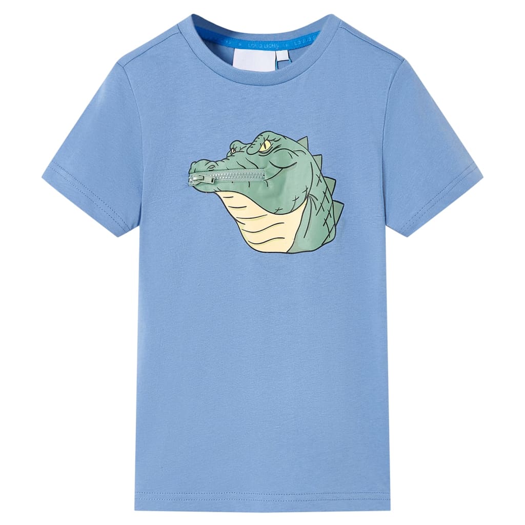 VidaXL Kindershirt 140 Mittelblau