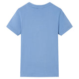 VidaXL Kindershirt 140 Mittelblau