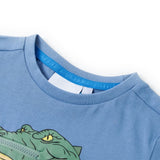 VidaXL Kindershirt 140 Mittelblau