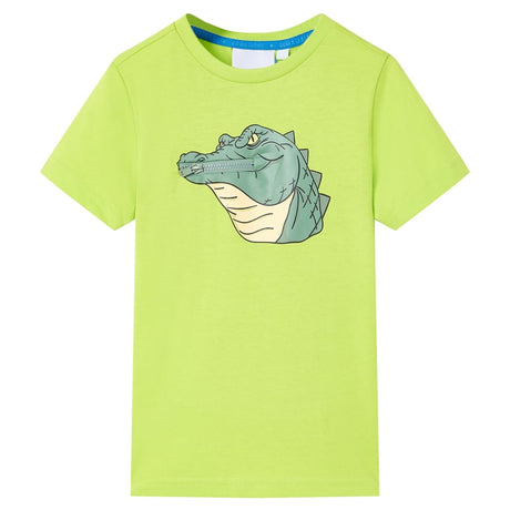 VidaXL Kindershirt 128 Limettengrün