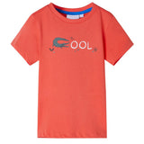 VidaXL Kindershirt mit kurzen Ärmeln 92 Hellrot
