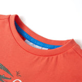 VidaXL Kindershirt mit kurzen Ärmeln 92 Hellrot