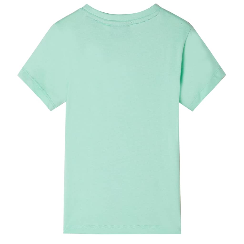 VidaXL Kindershirt mit kurzen Ärmeln 140 Hellgrün