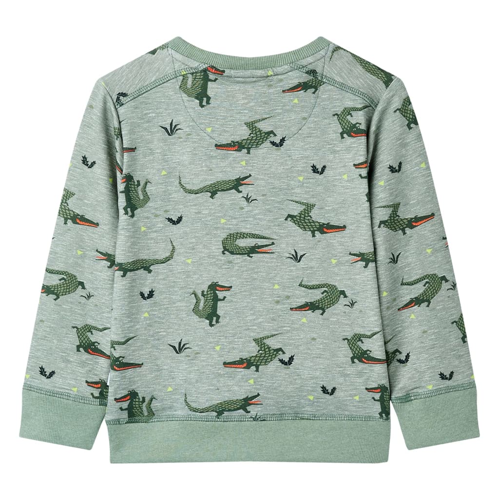 Vidaxxl Kinderpullover 128 helles Khaki gemischt
