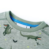 Vidaxxl Kinderpullover 128 helles Khaki gemischt