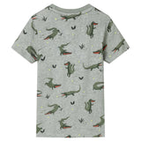 VidaXL Kinderhemd 104 gemischtes helles Khaki
