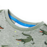 VidaXL Kinderhemd 104 gemischtes helles Khaki